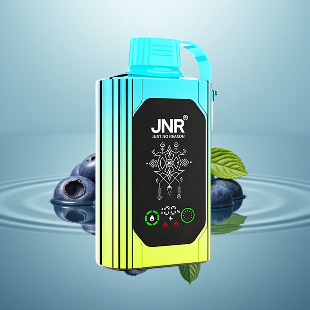 JNR Shisha Hookah Box 20500 Söögid HD Ekraan 25ml Mustikas Münt