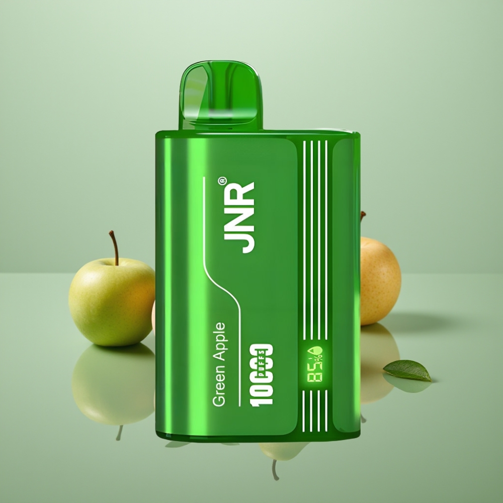JNR Tank 10000 Puffs Digitaalne Ekraan 20ml Roheline Õun Virsik Pirn