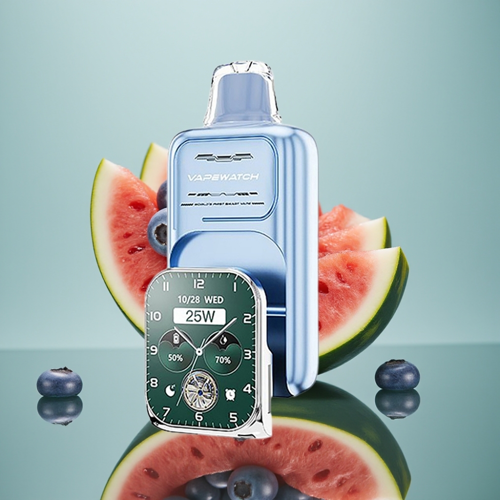 JNR VapeWatch 30000 Puffs 1000mAh Mustikas-Arbuus