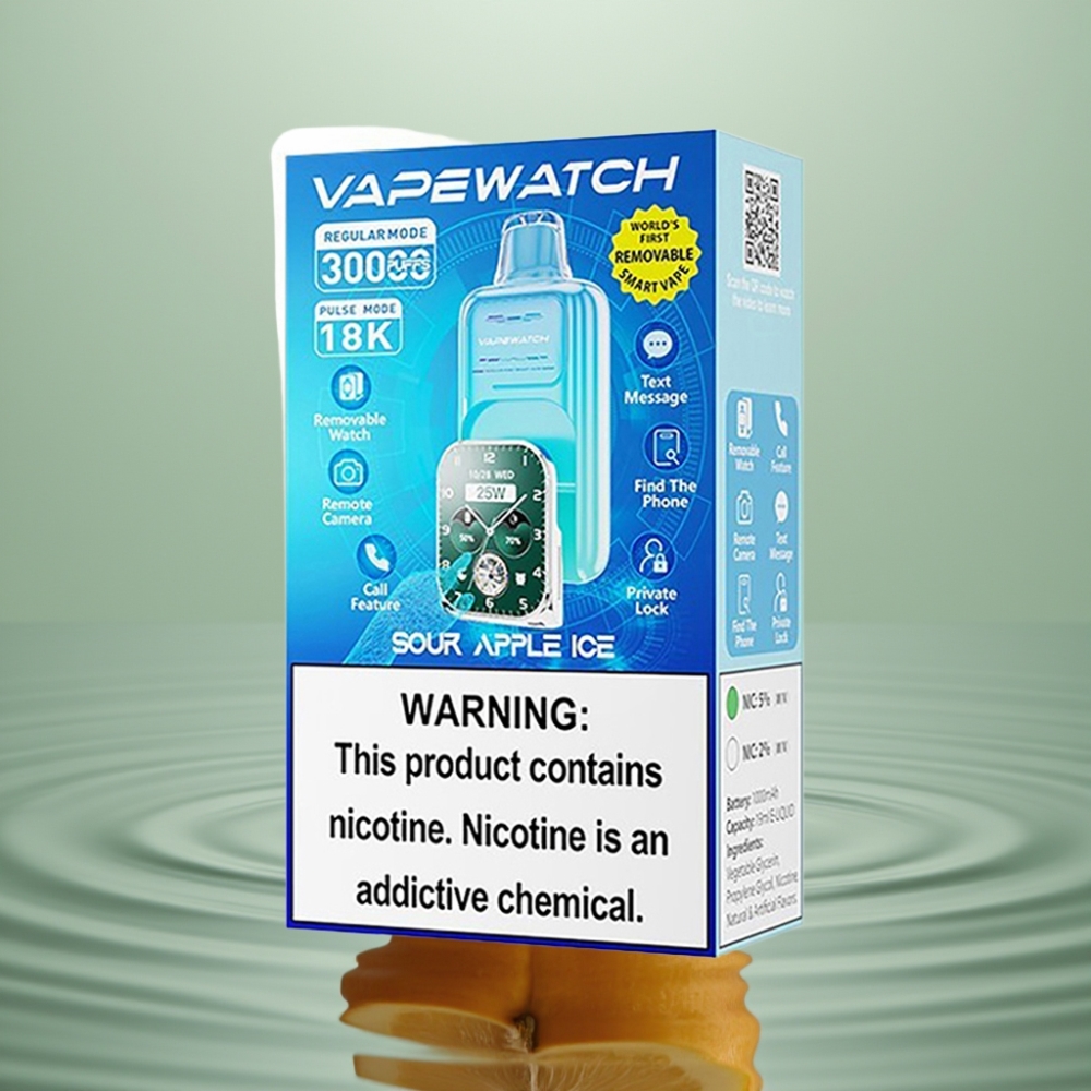 JNR VapeWatch 30000 Puhangut, 1000mAh, Hapuk Õuna Jää