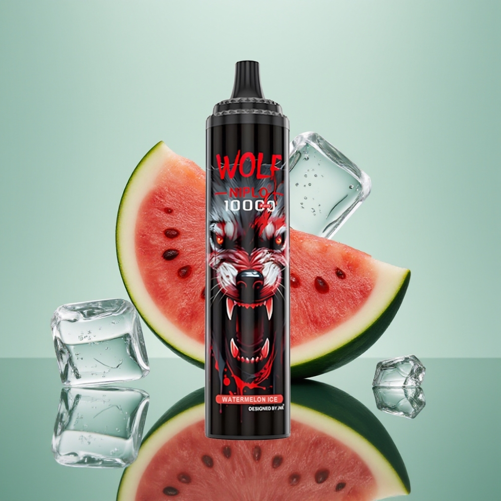 JNR Wolf Niplo 10000 Puffs 20ml 1.0 Ohm Arbuusijää