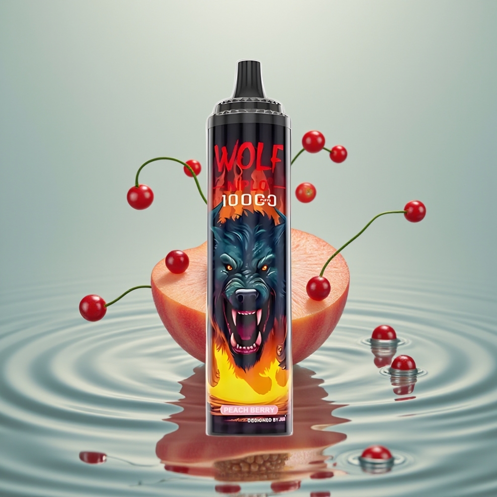 JNR Wolf Niplo 10000 Puffs 20ml 1.0 Ohm Virsik-Mari