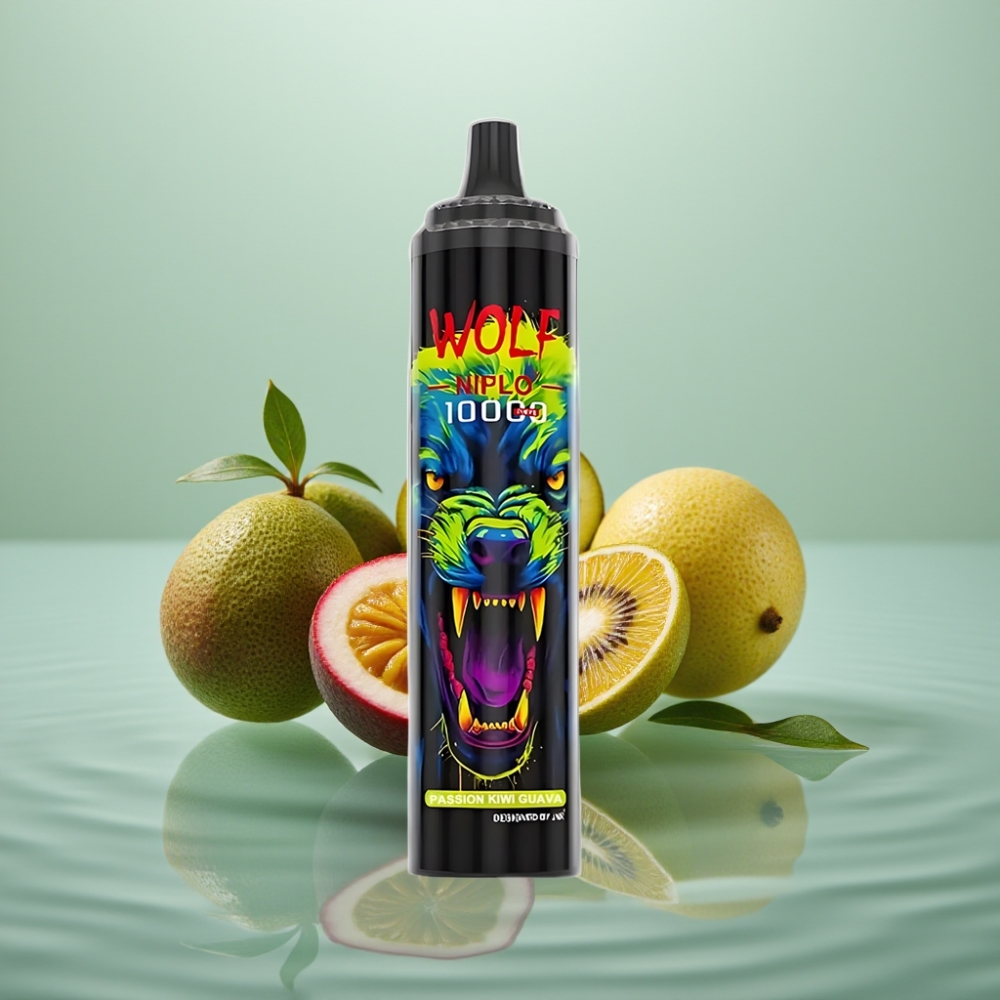 JNR Wolf Niplo 10000 Puffs 20ml 650mAh Kirsi-Marja-Guava