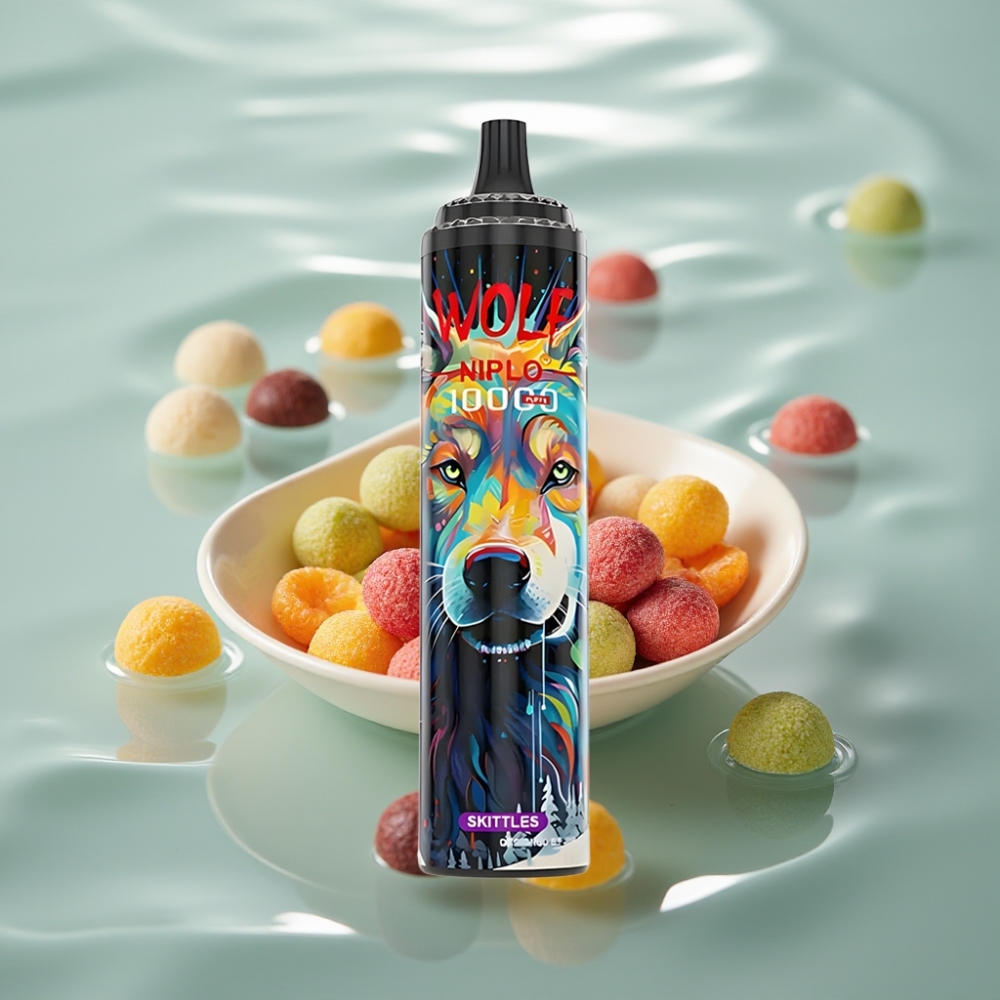JNR Wolf Niplo 10000 Puhud 20ml 5% Skittles