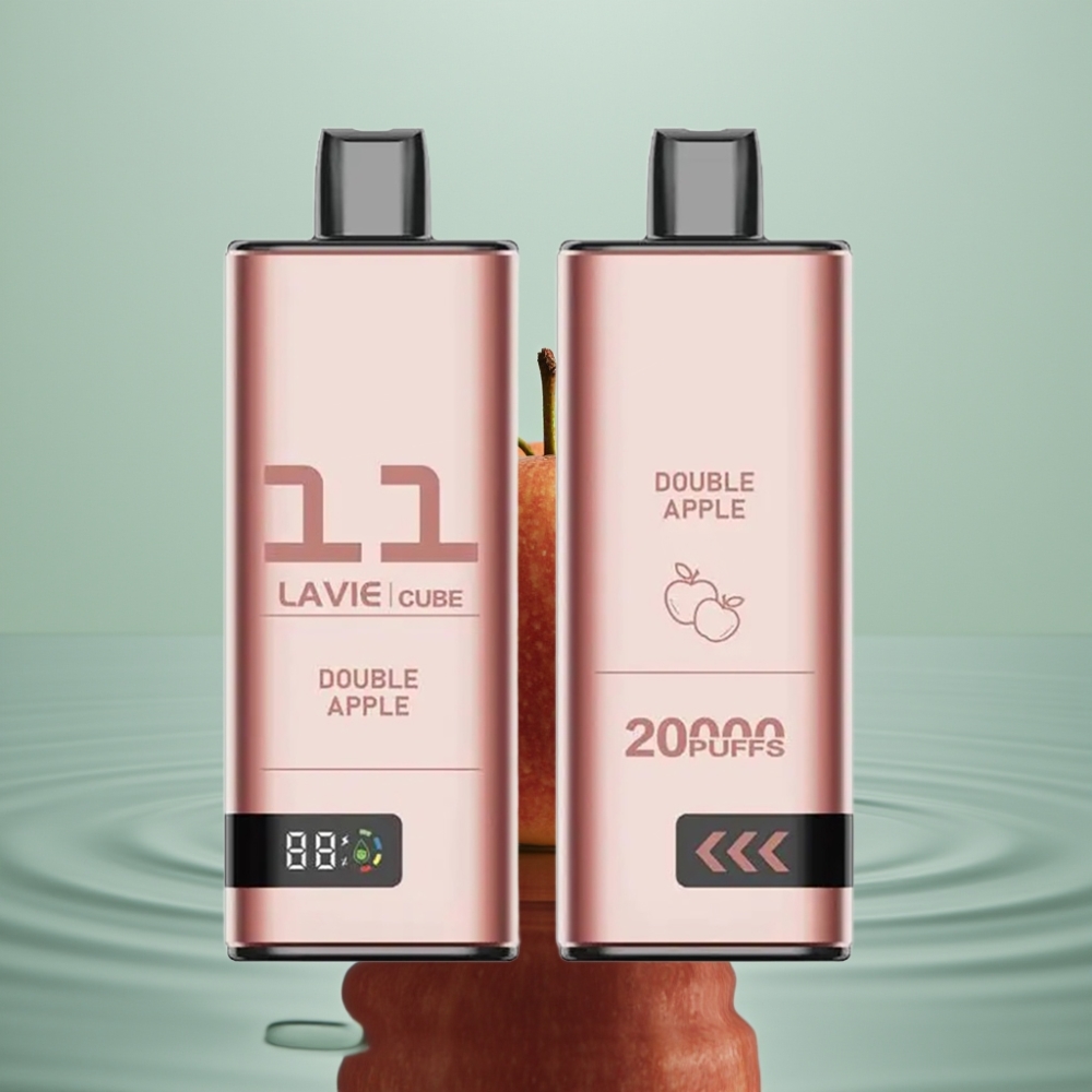 Lavie Cube 20000 Puffs Disposable Vape Kahe Õuna Maitse 28ML 600mAh