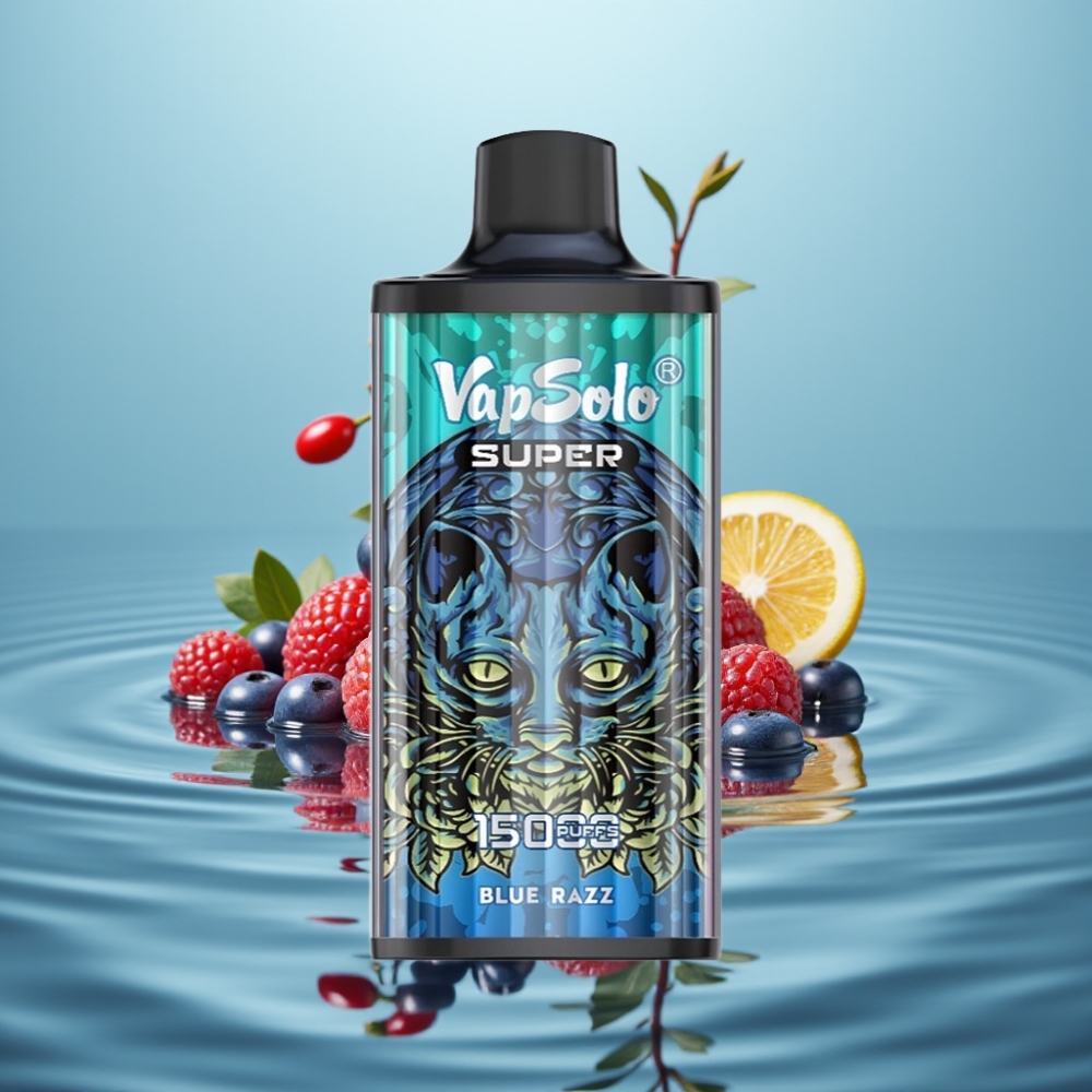 Vapsolo Super 15000 Puffs 40ml Sinised Murelad