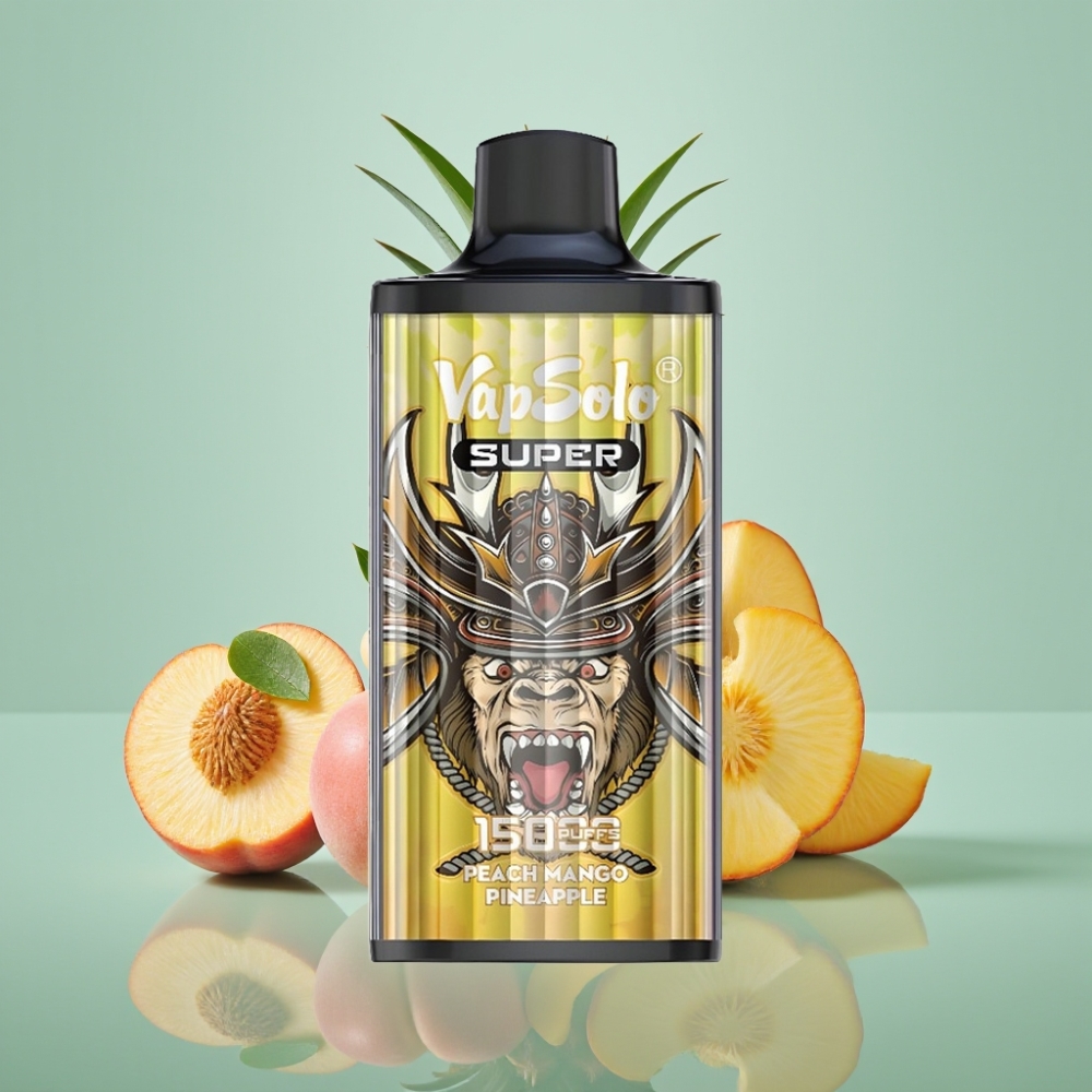 Vapsolo Super 15000 Puffs Virsik-Mango-Ananass 40ml 850mAh