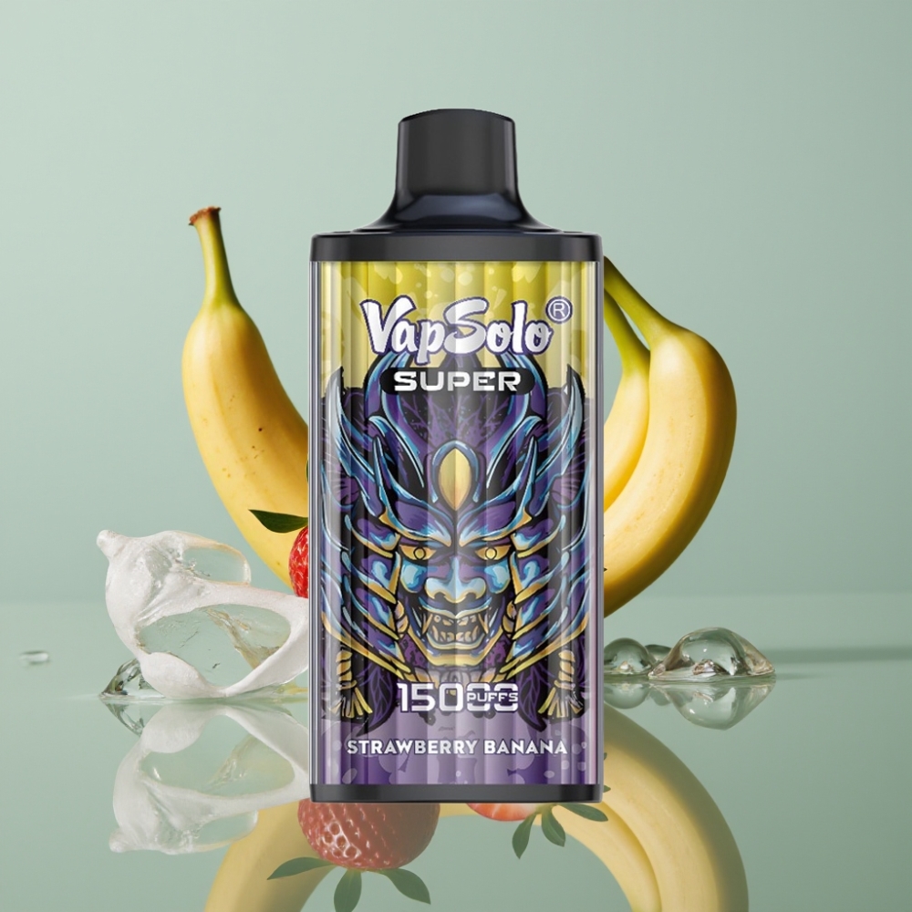 Vapsolo Super 15000 sügavikud Maasikas-Banaan 850mah Type-C