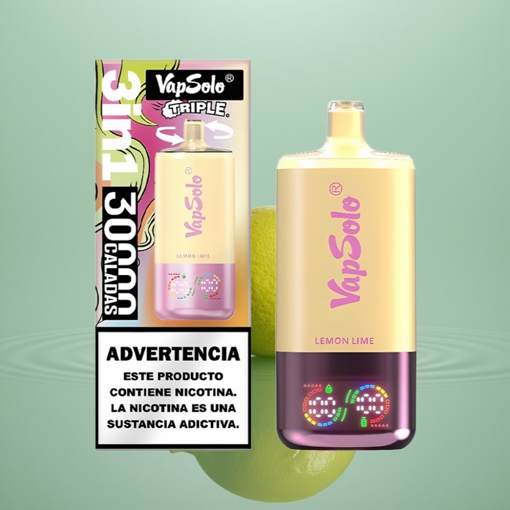 VapSolo Triple 30000 Puffs 40ml SidrunLaim