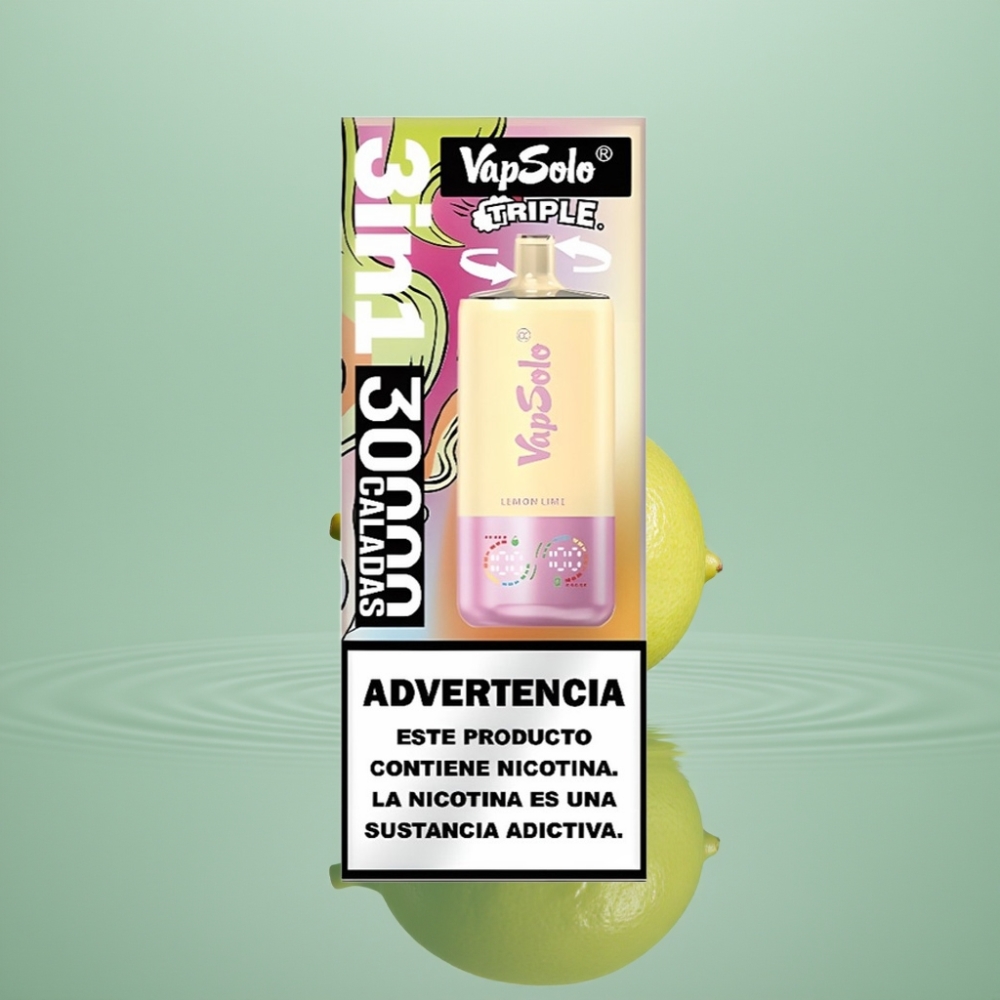 VapSolo Triple 30000 Puffs 40ml SidrunLaim
