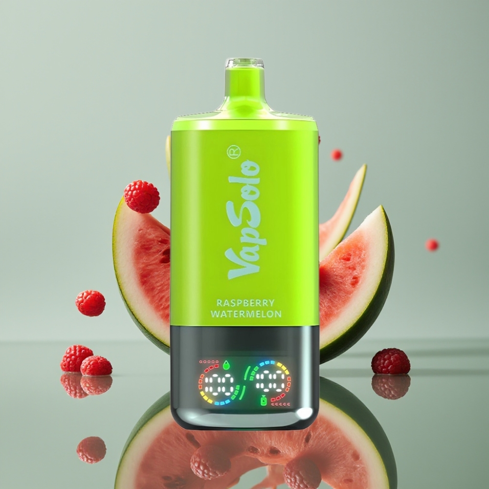 VapSolo Triple 30000 Puffs 40ml Vaarikas-Arbuus Type-C 3xPaak