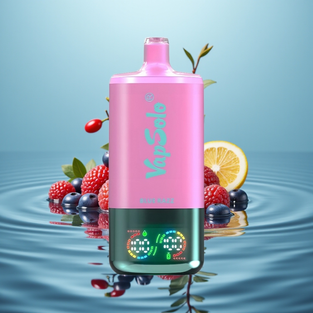 VapSolo Triple 30000 Puffs Sinised Vaarikad 40ml 50mg/ml