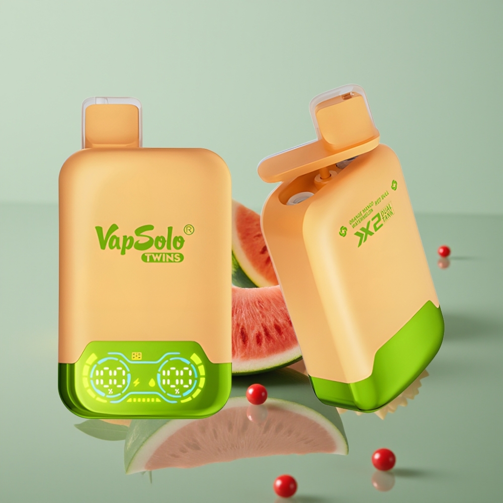 Vapsolo Twins 20000 Puffs Apelsin Mango Arbuus & Red Bull 40ml