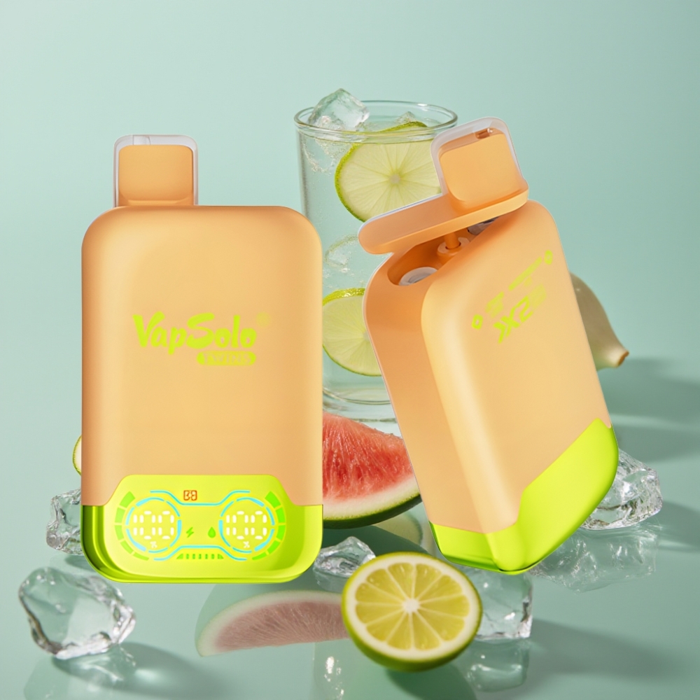 Vapsolo Twins 20000 Puffsid Sidrunilaim & Arbuusijää 40ml