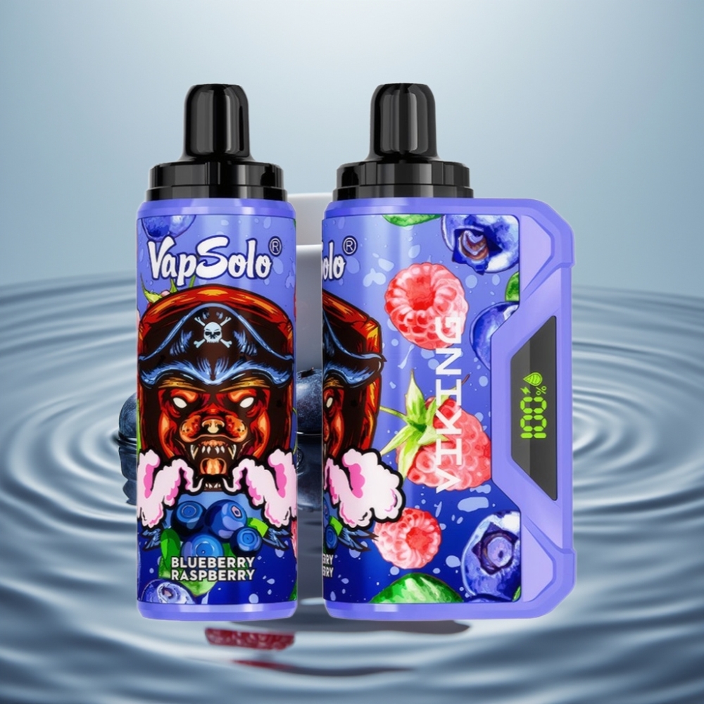 VapSolo VIKING 12000 Puffs 22ml Mustikas Vaarikas Type-C