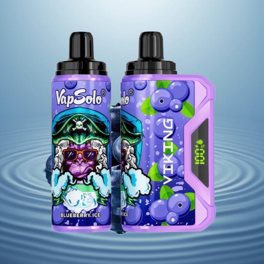 VapSolo VIKING 12000 Puffs Type-C Mustikas