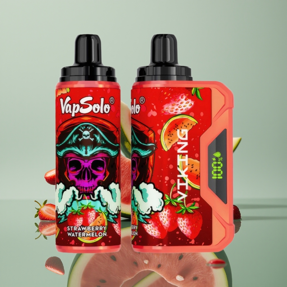 VapSolo VIKING 12000 Puhud 22ml Maasik-Arbuusi