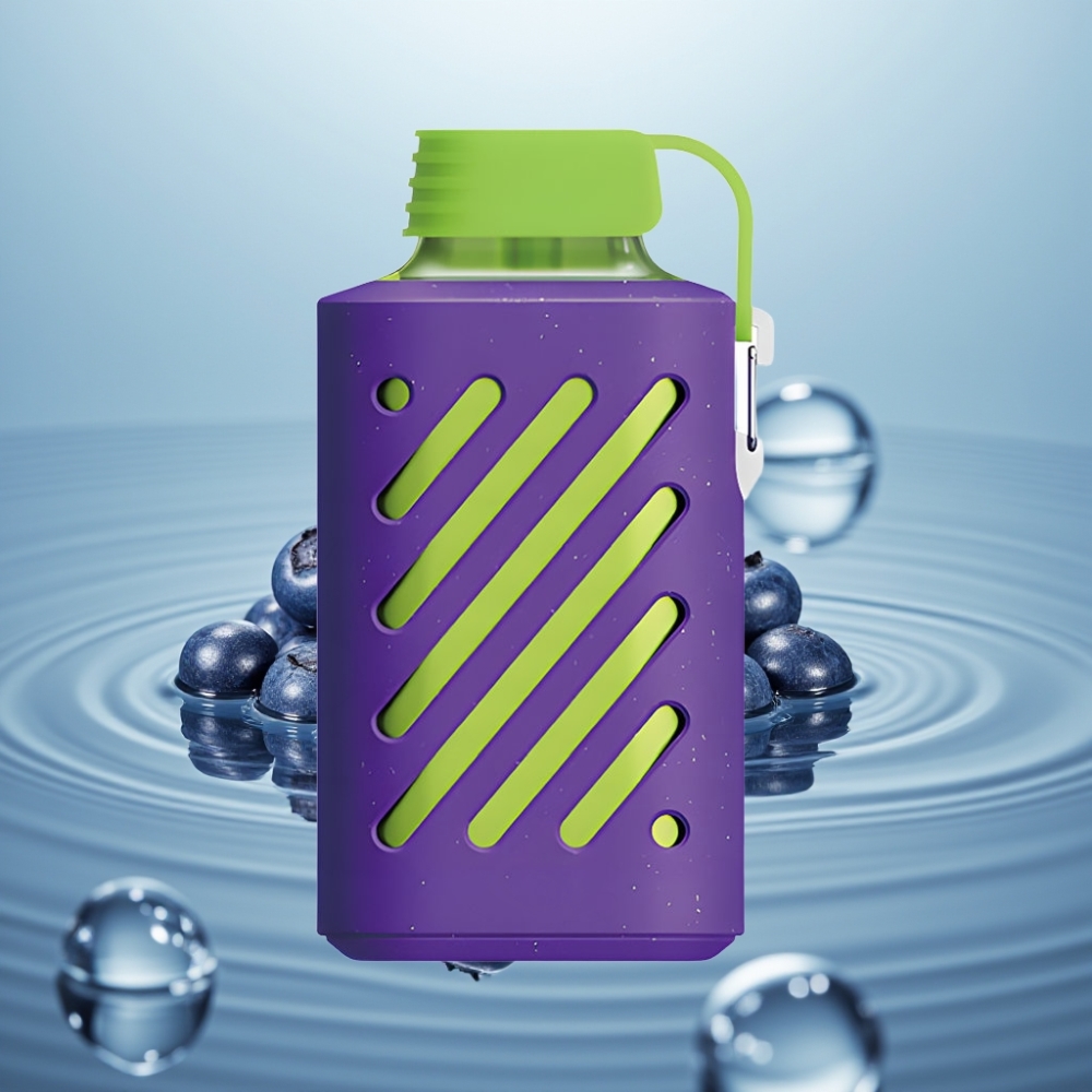 VOZOL GEAR 10000 Ühekordne Vape Mustikas-Jää 10000 Pihu, VAMT Mähis, 20ml Vedelik