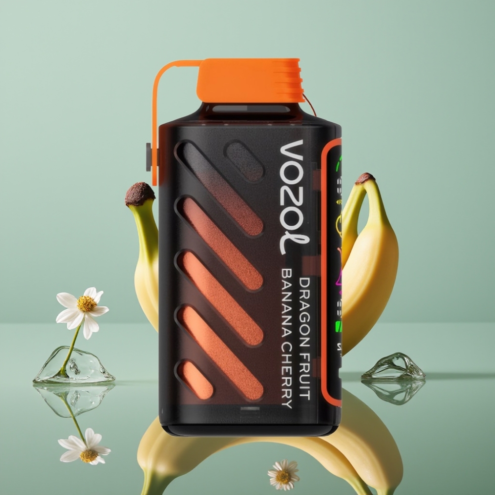 VOZOL Gear Power 20000 Puffs 20mL 50mg Draakonipuu Banaan Kirssi