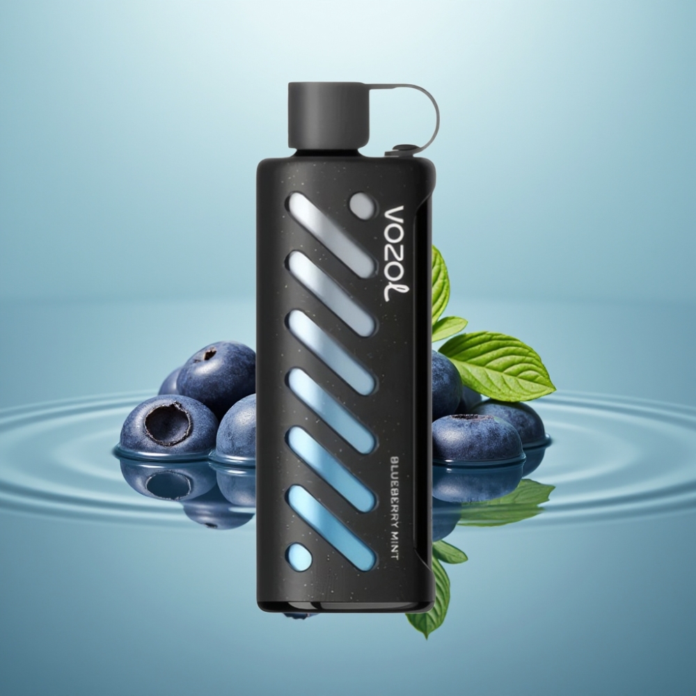 VOZOL Gear Shisha 25000 Puffs 1000mAh Sinine Münt & Dual Mesh