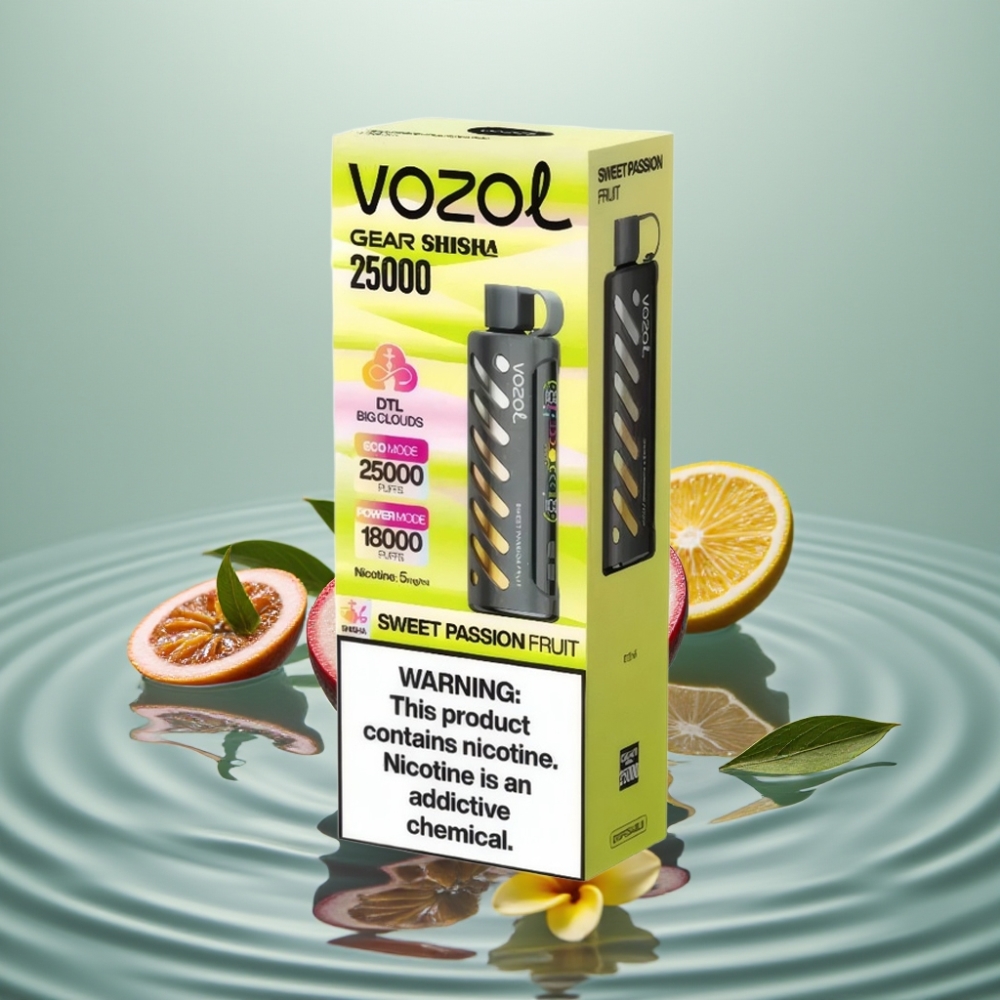 VOZOL Gear Shisha 25000 Puffs Dual Mesh, 1000mAh, Magus Passiooniliiga