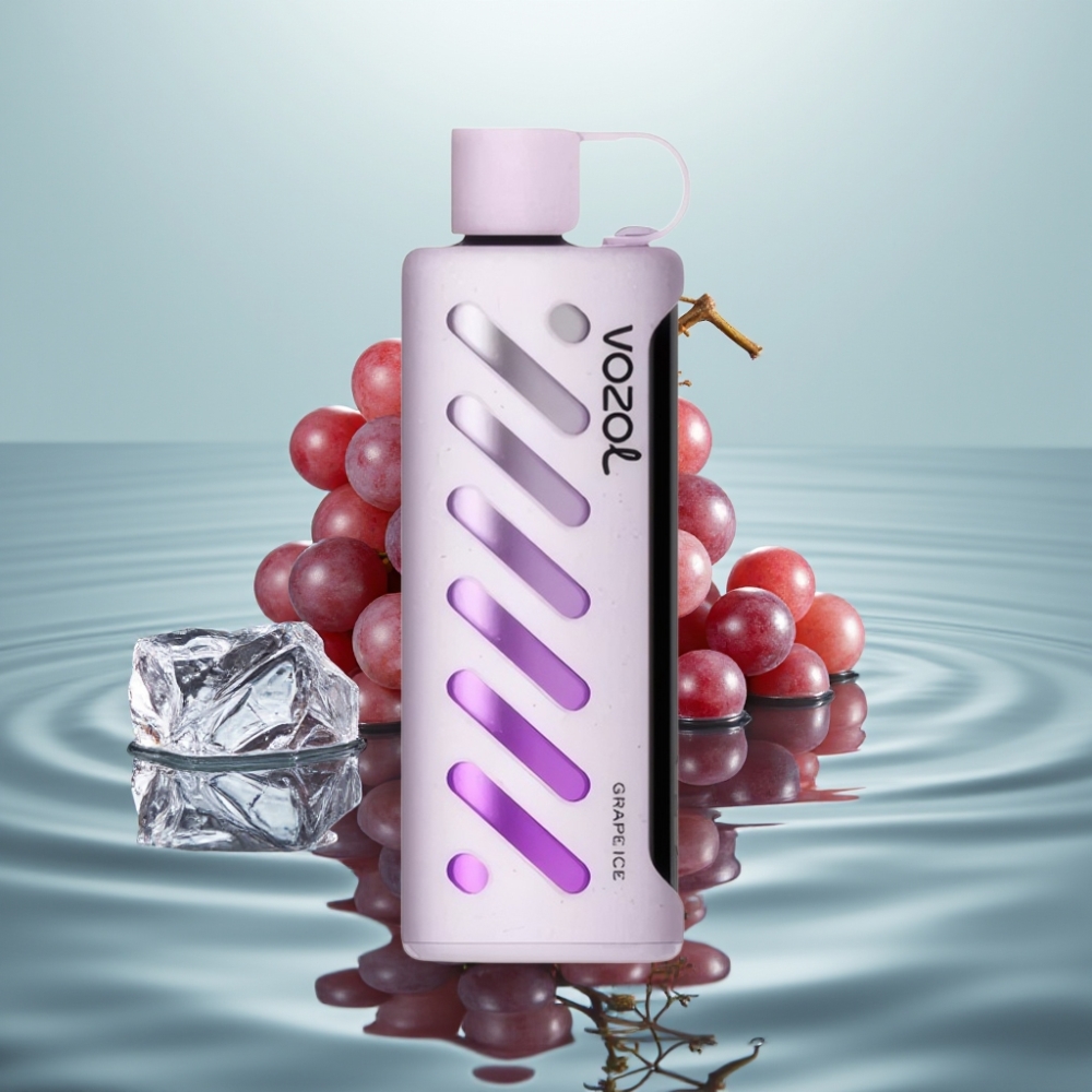 VOZOL Gear Shisha 25000 Puffs Dual Mesh Viinamäe-Jää 5mg/ml 1000mAh