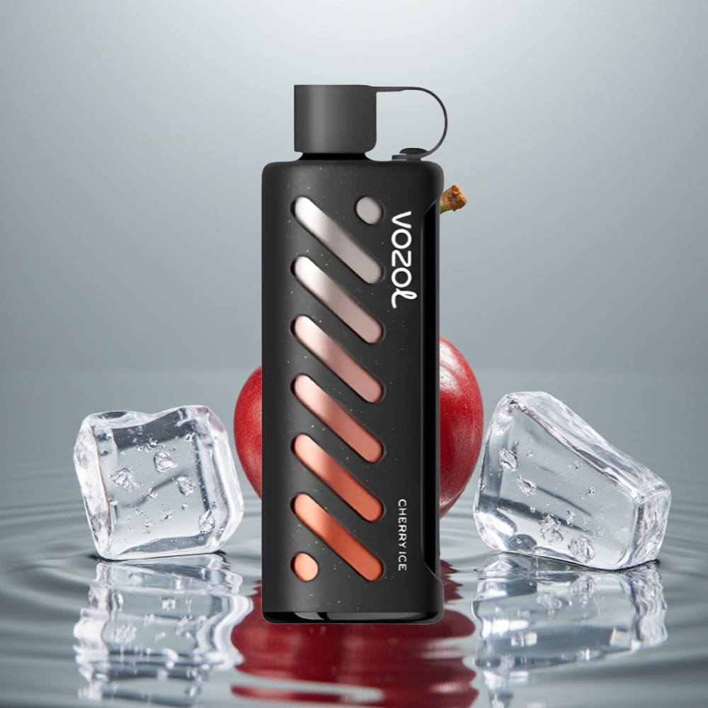 VOZOL Gear Shisha 25000 Sutsud Dual Mesh Kirsijää 5mg/ml