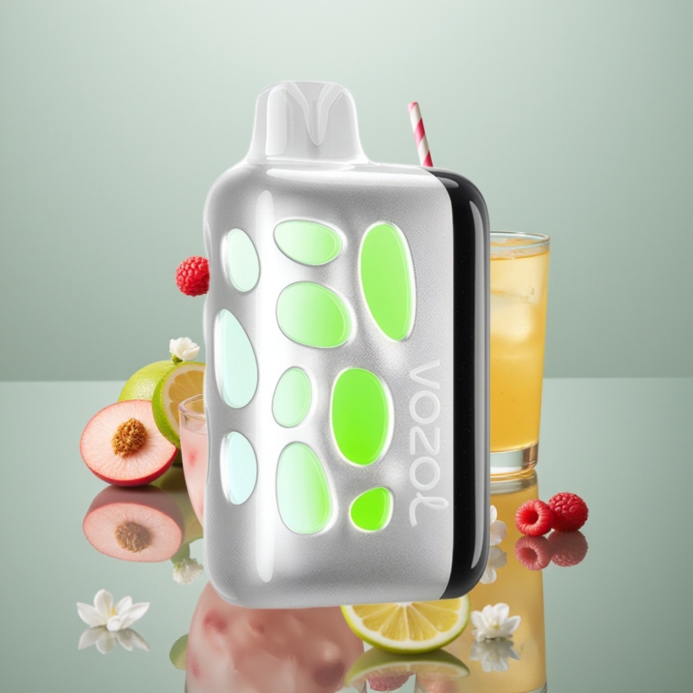 VOZOL RAVE 40000 270° Särav Disain, Virgatsusrežiim, 20min Laadimine, Persik-Murakas-Limonad