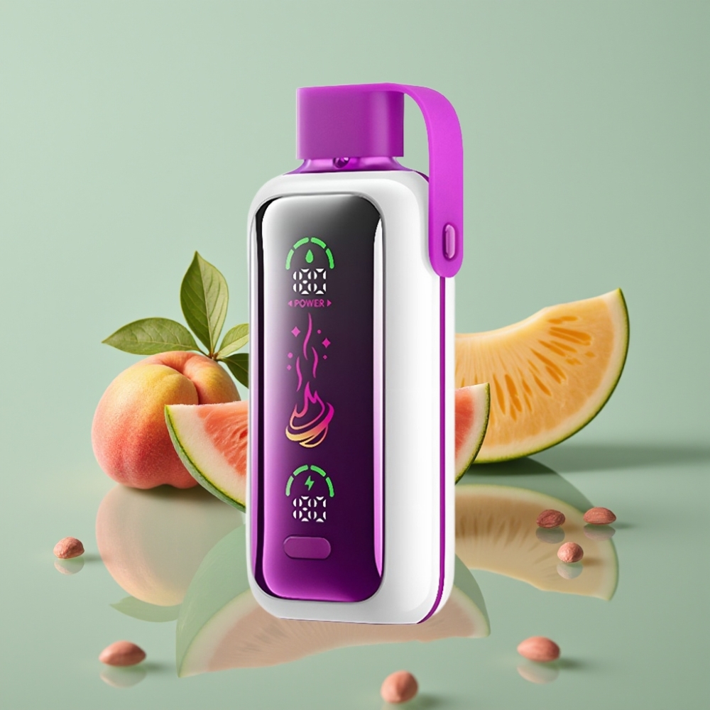 VOZOL Star 20000 Puffs 2.2" HD Peach Mango Vesimelon