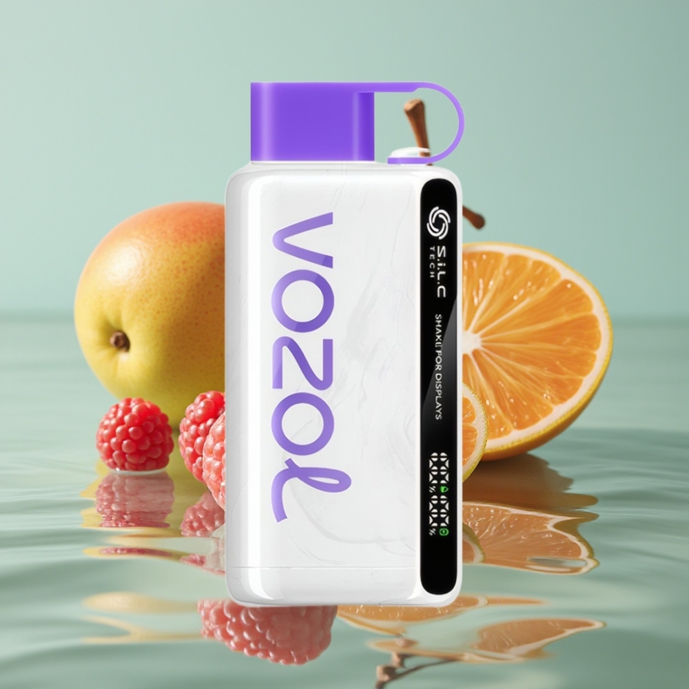 VOZOL STAR 9000/12000 Ühekordne Vape Vaarikas Mango Greip (S.i.L.C TECH, 650mAh)