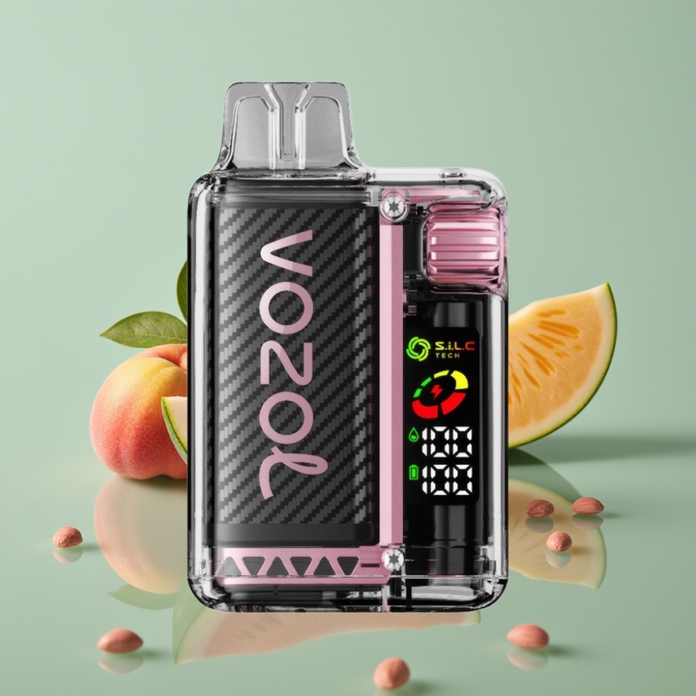 VOZOL Vista 20000 Lööki Laetav Akuga 650mAh MCU Kiip S.i.L.C Tech Dual Mesh MTL Vaping Virsik Mango Arbuus